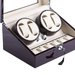 Cutie intors ceasuri automatice iUni, Watch Winder 4 + 6 spatii depozitare Mahon-Crem